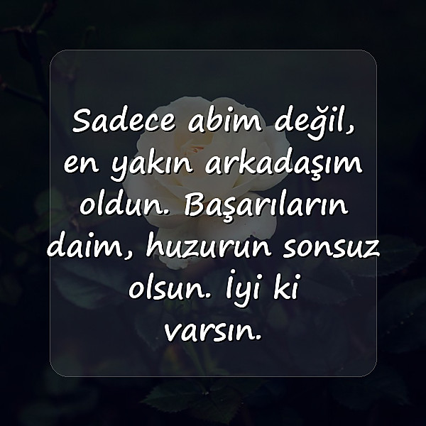 abiye doğum günü sözleri - 1