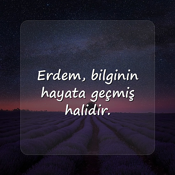 ahlak ile ilgili sözler - 21