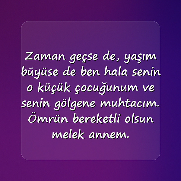 anneye doğum günü mesajı - 13
