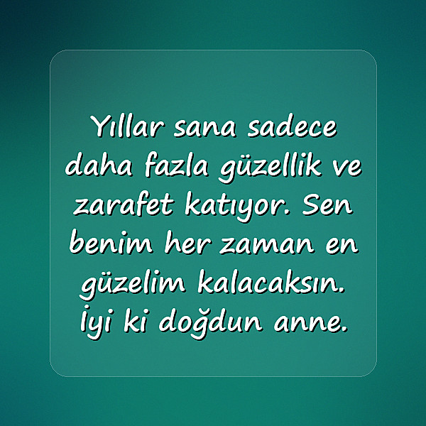anneye doğum günü mesajı - 5