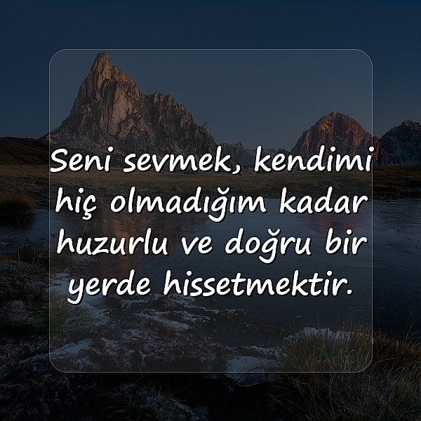 Aşk Sözleri - 1