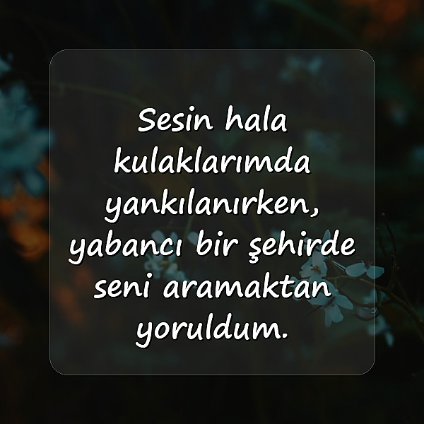ayrılık sözleri - 1
