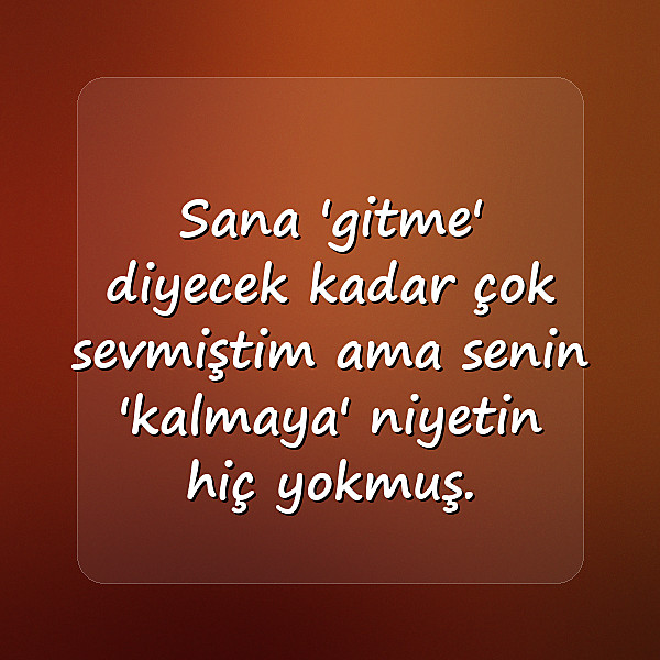 ayrılık sözleri - 8