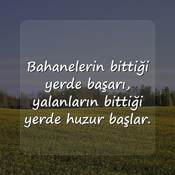 bahane sözleri - 6