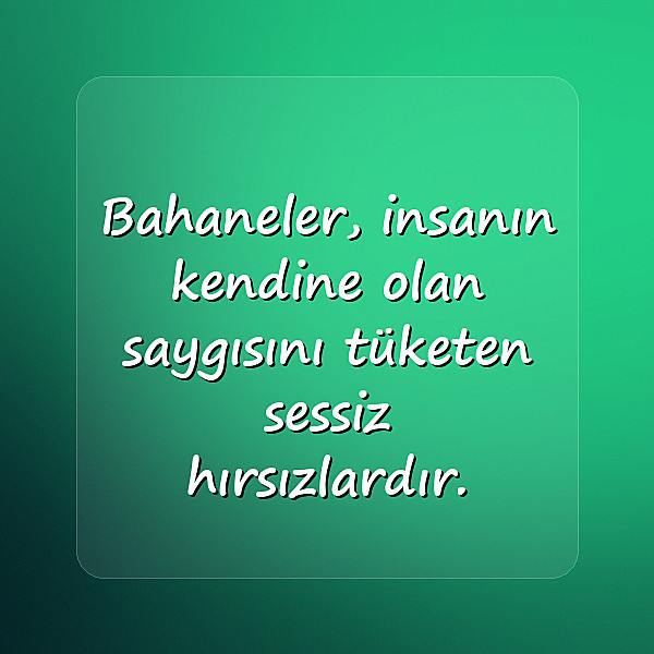 bahane sözleri - 15