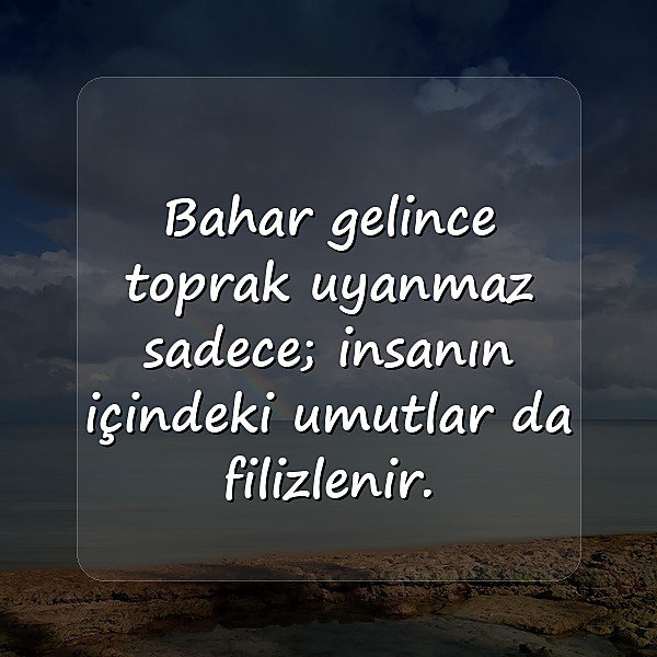 bahar ile ilgili sözler - 6