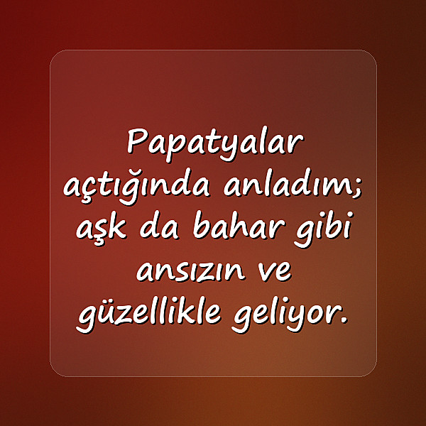 bahar ile ilgili sözler - 19