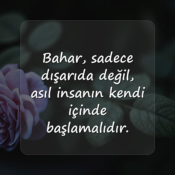 bahar ile ilgili sözler - 7