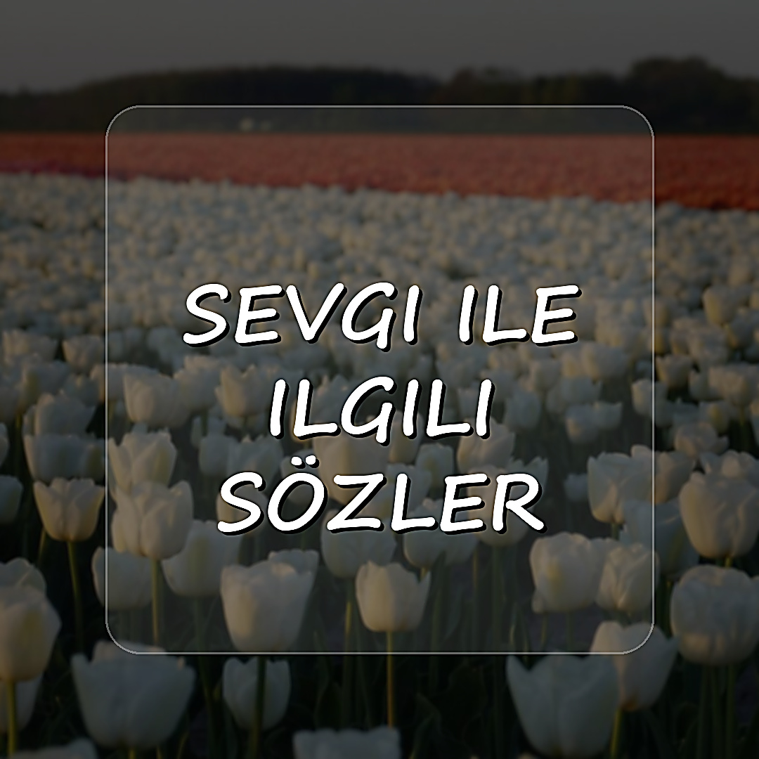 sevgi ile ilgili sözler - 2026