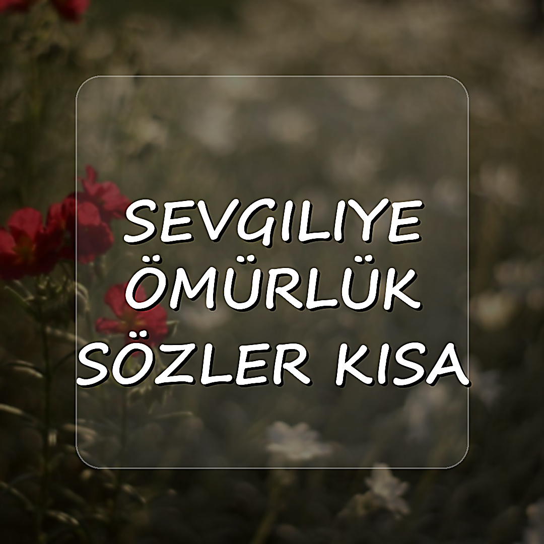 sevgiliye ömürlük sözler kısa - 2026