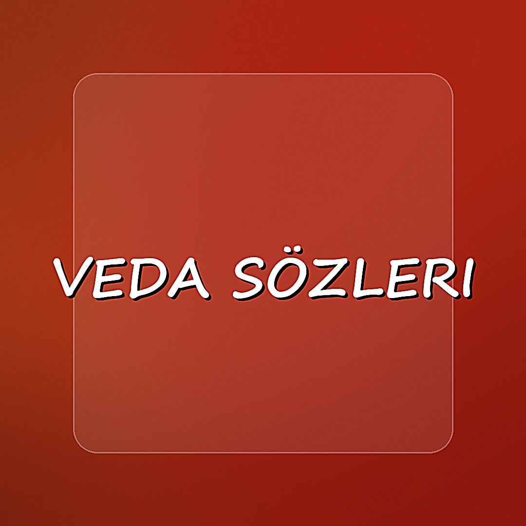 veda sözleri - 2026