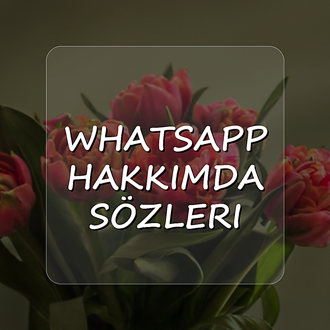 whatsapp hakkımda sözleri - 2026