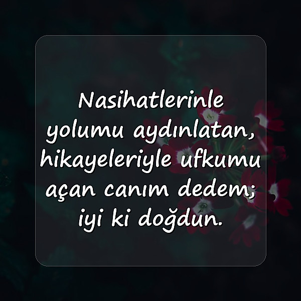 dedeye doğum günü sözleri - 15