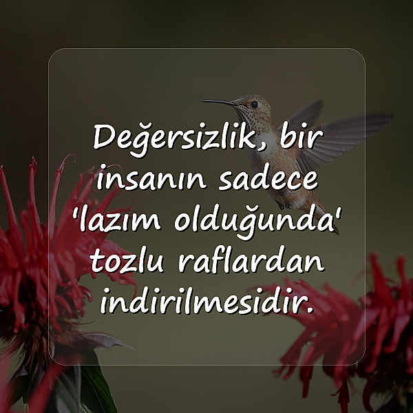 değersizlik sözleri - 11