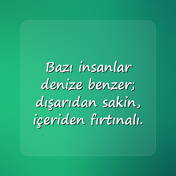 deniz ile ilgili sözler	 - 19