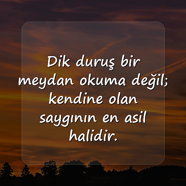 dik duruş sözleri - 6
