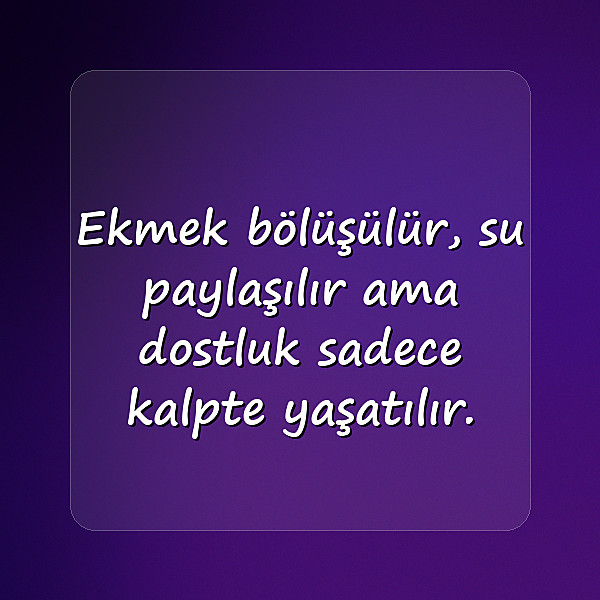 dost ile ilgili sözler - 18