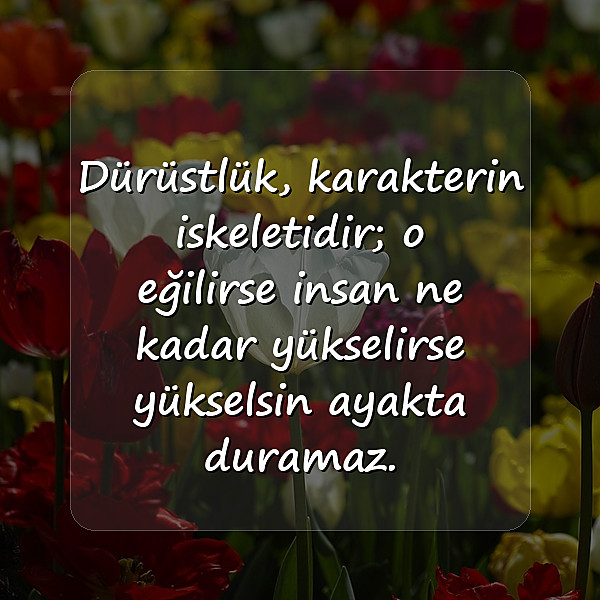 dürüstlük ile ilgili sözler - 10