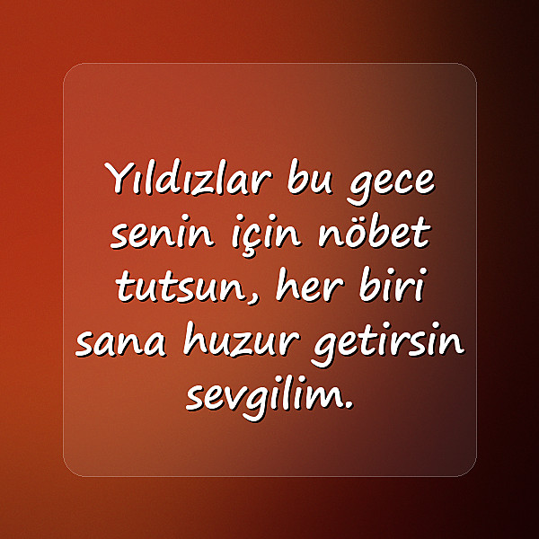 En Tatlı İyi Geceler Mesajları - 18