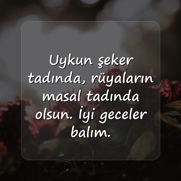 En Tatlı İyi Geceler Mesajları - 6