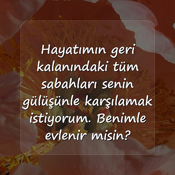 evlenme teklifi sözleri - 5
