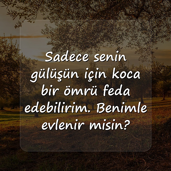 evlenme teklifi sözleri - 6