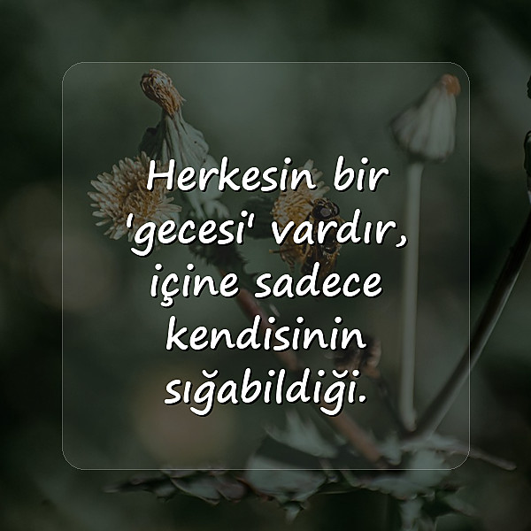gece sözleri - 1