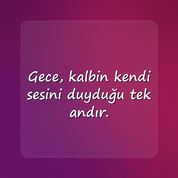 gece sözleri - 14