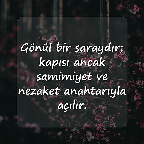 gönül ile ilgili sözler	 - 10
