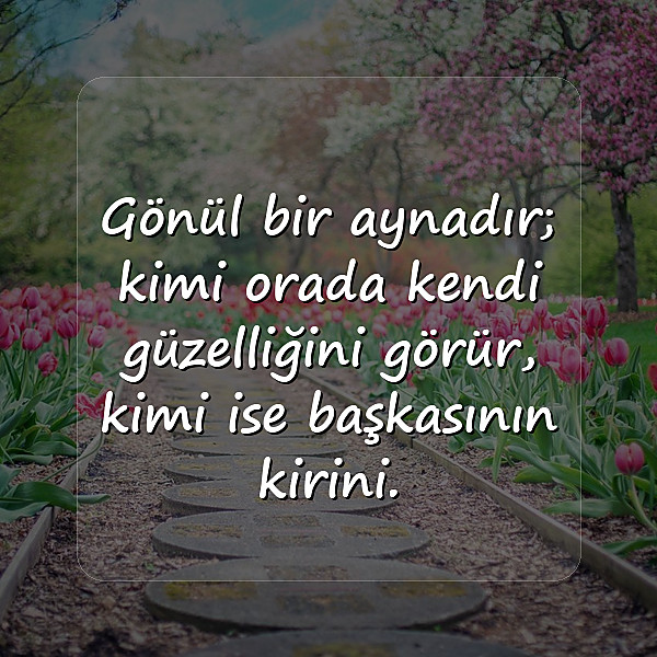 gönül ile ilgili sözler	 - 2