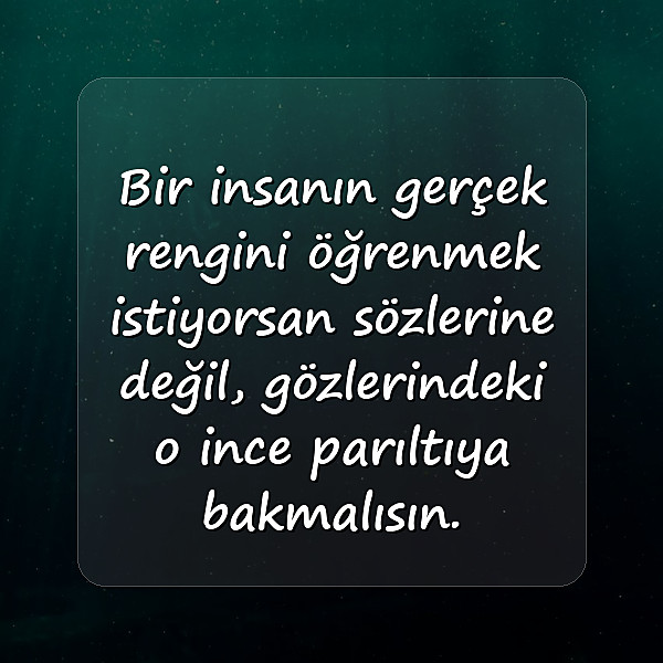gözler ile ilgili sözler - 6