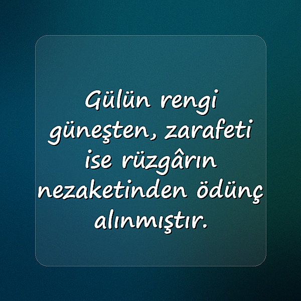 gül ile ilgili sözler - 23
