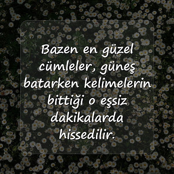 gün batımı ile ilgili sözler - 2
