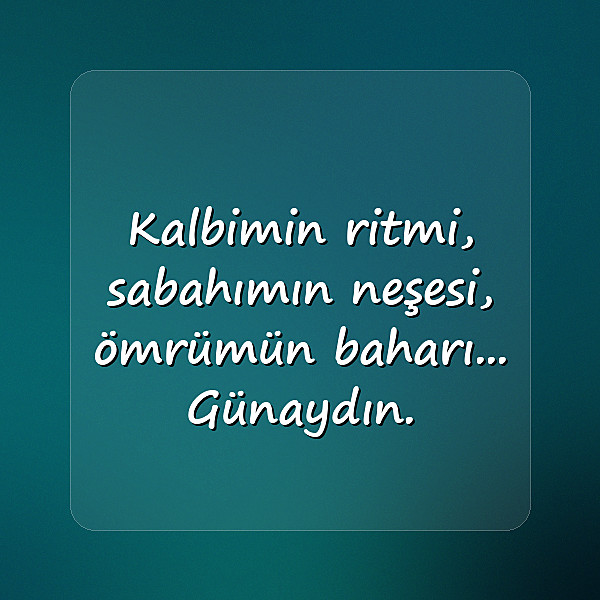 günaydın mesajları - 8