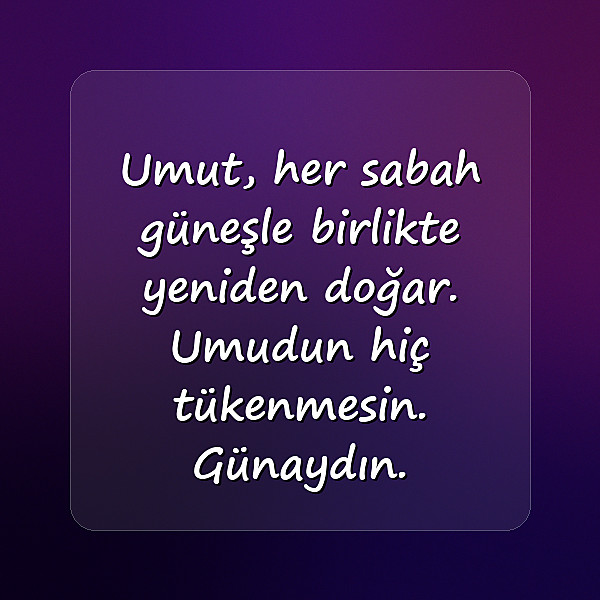 günaydın mesajları - 10