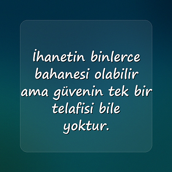 güven ile ilgili sözler - 23
