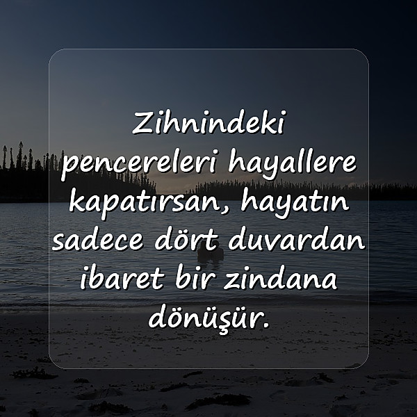 hayallerle ilgili sözler - 12