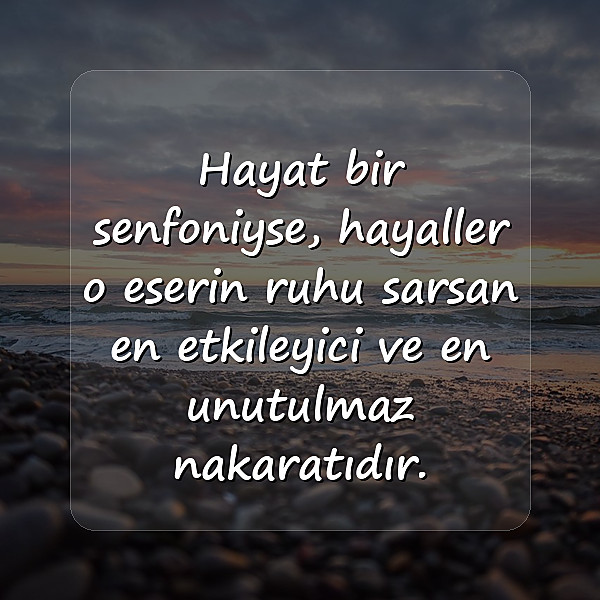 hayallerle ilgili sözler - 3
