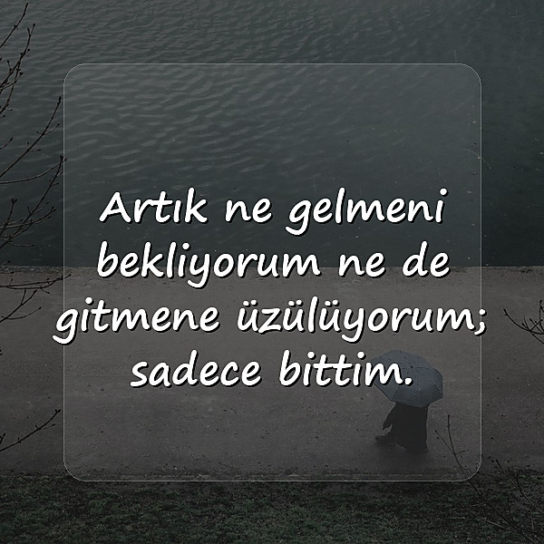 hüzünlü sözler - 11