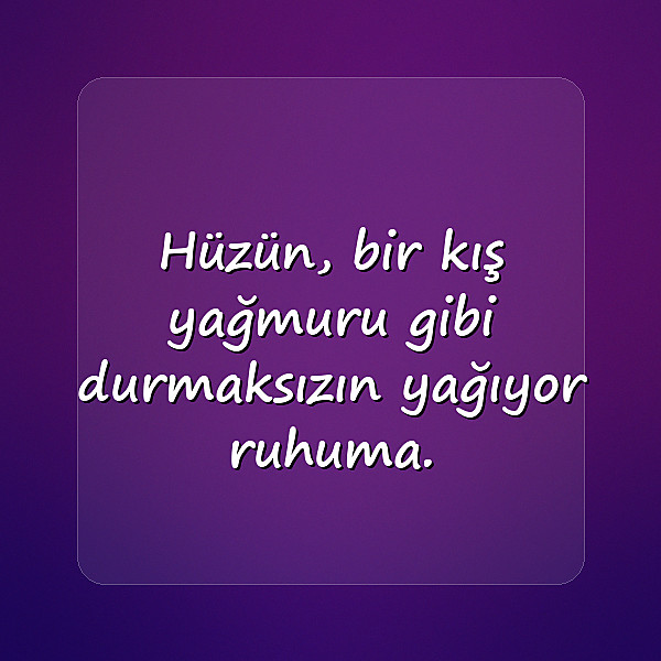 hüzünlü sözler - 14