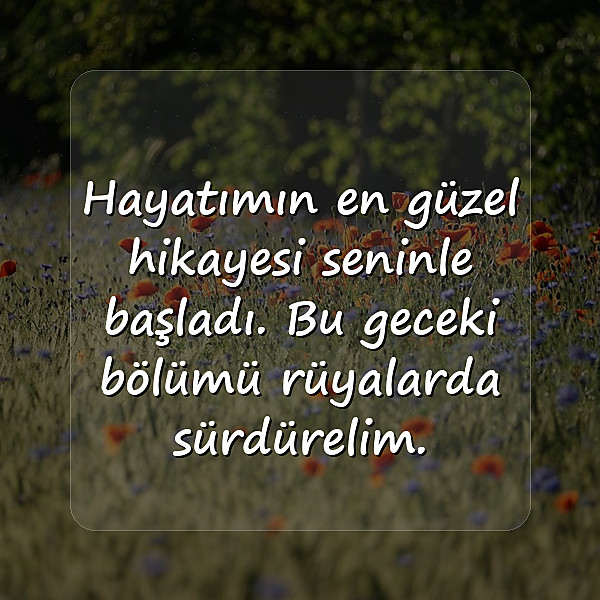 iyi geceler mesajı sevgiliye - 2