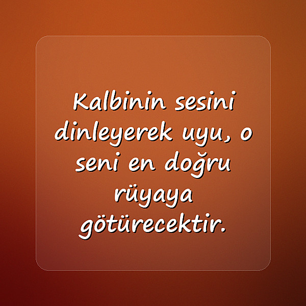 İyi Geceler Sözleri - 6