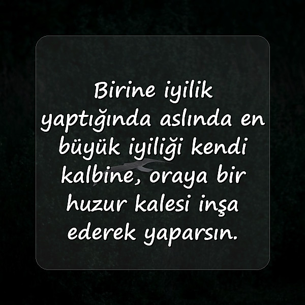 iyilik ile ilgili sözler - 1