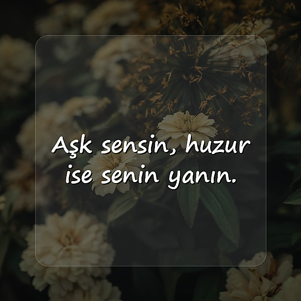 kısa aşk sözleri - 21