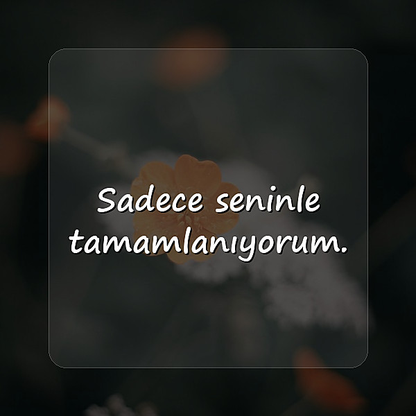 kısa aşk sözleri - 17