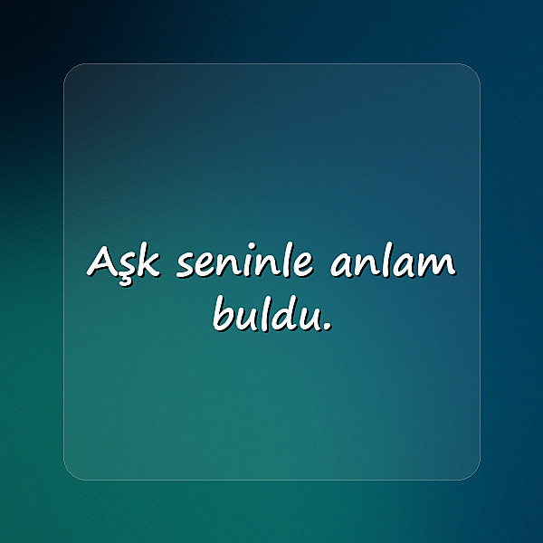 kısa aşk sözleri - 14