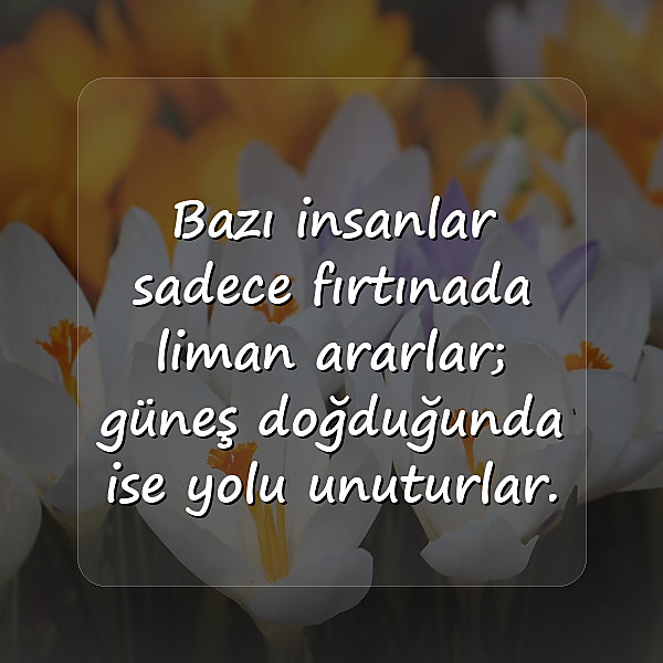 Menfaat Sözleri - 1
