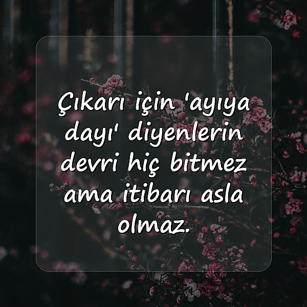 Menfaat Sözleri - 2