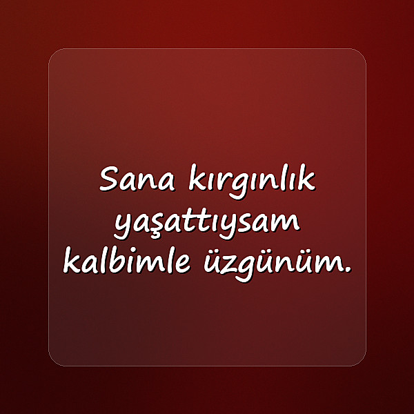 özür mesajı sevgiliye - 14