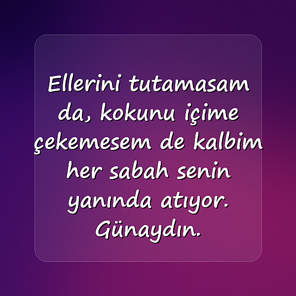 romantik günaydın mesajları - 18